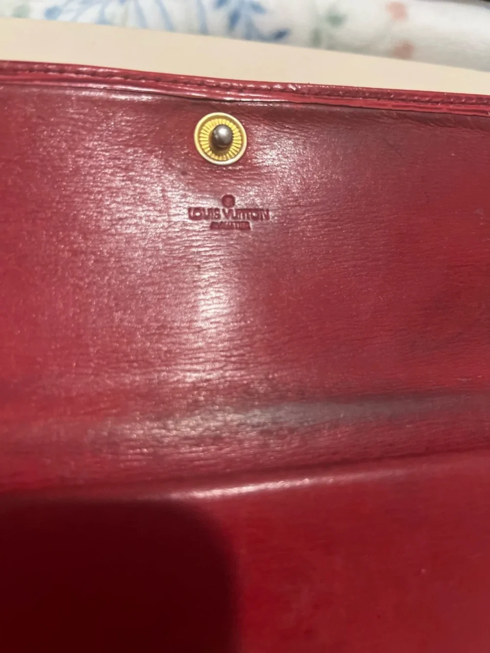 Louis Vuitton Red Epi Leather Wallet - Picture 8 of 12